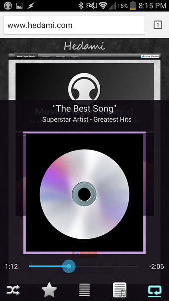 Imagen 2 para Music Player (Remix)