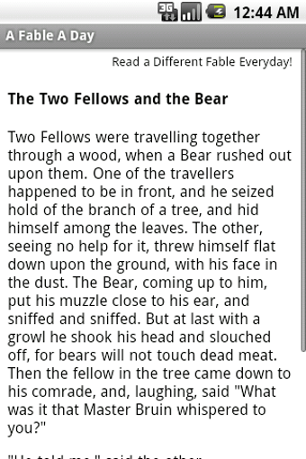Image 1 for A Fable A Day Free