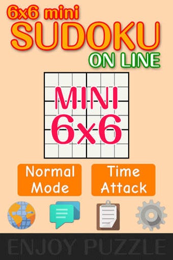 Image 0 for 6x6 mini Sudoku Puzzle ON…