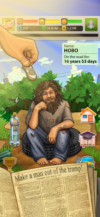 Imagen 3 para Hobo World - life simulat…