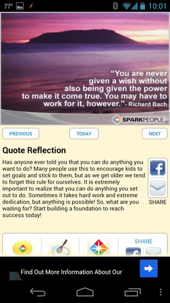 Imagen 1 para Inspirational Quote of th…