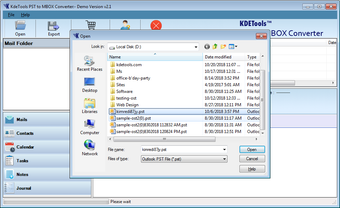 Image 0 for KDETools PST to MBOX Conv…