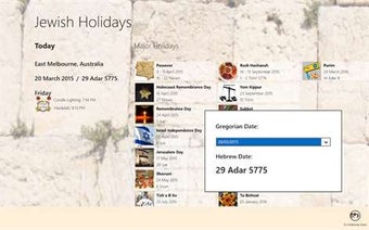 Image 2 for Jewish Holiday Calendar f…