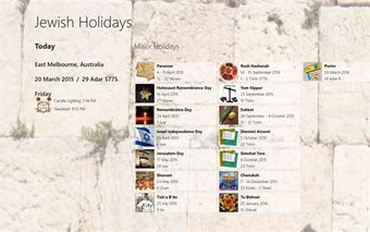Image 1 for Jewish Holiday Calendar f…