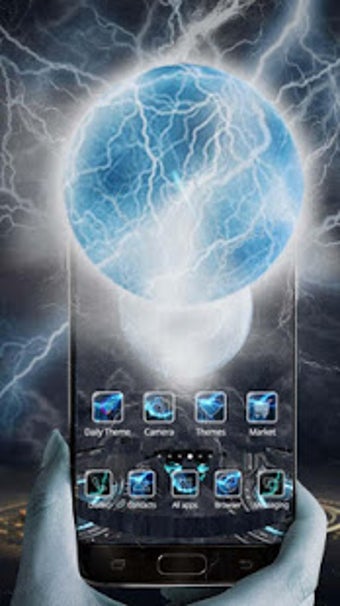 Imagen 3 para Electric Thunder 3D Theme