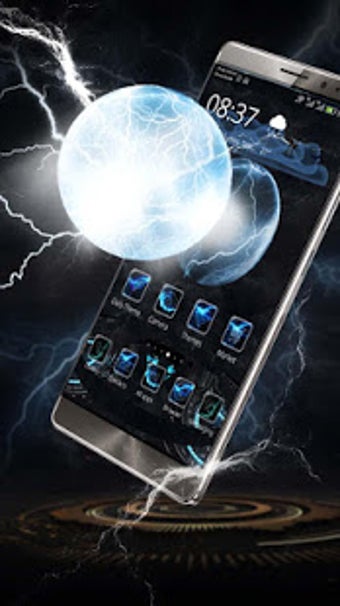 Imagen 2 para Electric Thunder 3D Theme