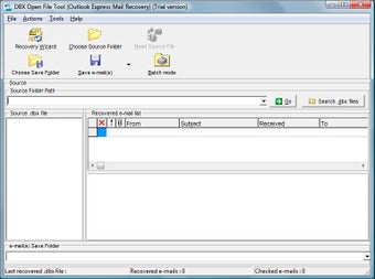 Image 0 for DBX Open File Tool