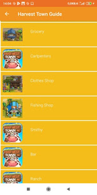 Imagen 0 para Guide for Harvest Town