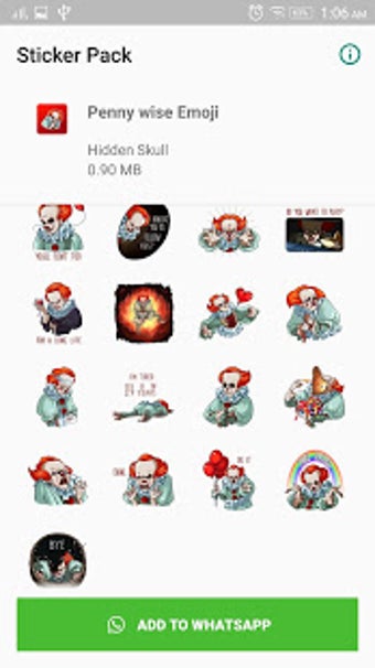 Imagen 1 para Penny Wise Sticker for Wh…