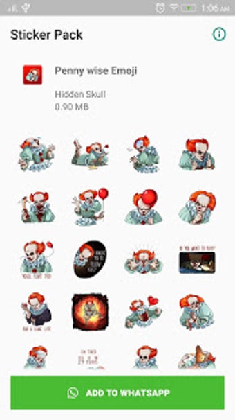 Imagen 3 para Penny Wise Sticker for Wh…
