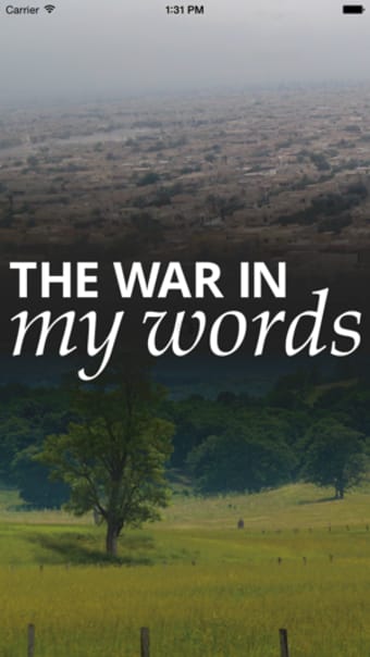 Image 1 for War In My Words