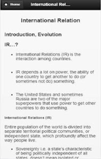 Image 0 for International Relation