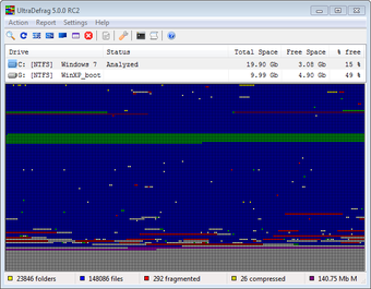 Imagen 0 para UltraDefrag Portable (32 …