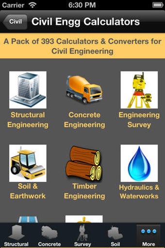 Image 0 for Civil Engg Calculators an…