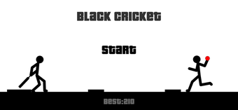 Image 0 for Cricket Black : Stickman