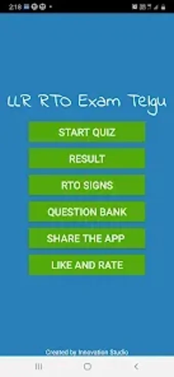 Image 0 for LLR RTO Exam in Telugu :A…