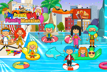 Imagen 3 para My Pretend Family Mansion…