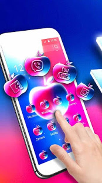 Imagen 0 para Crystal Apple Colorful Th…