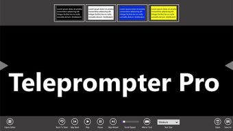 Imagen 1 para Teleprompter Pro for Wind…