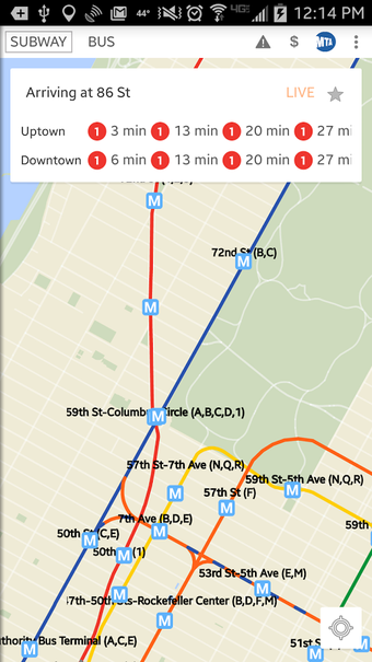 Imagen 1 para NYC Bus & Subway Live