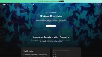 Image 0 for Freepik AI Video Generato…