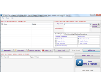 Imagen 0 para Word Find and Replace Pro…