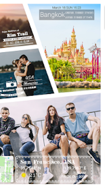 Imagen 1 para GPS Map Stamp: Geotag Pho…