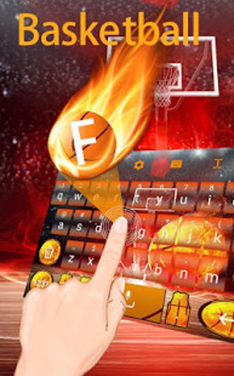 Image 1 for Basketball Keyboard Theme