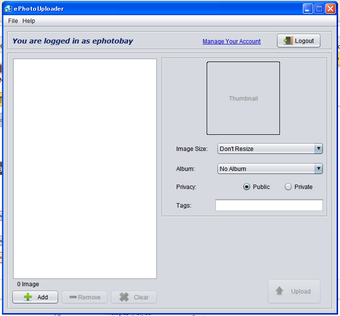 Image 0 for ePhoto Uploader