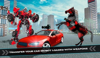 Image 1 for US Police Car Robot War W…