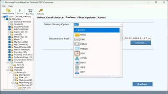 Image 0 for RecoveryTools Gmail to PS…