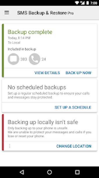 Image 1 for SMS Backup & Restore Pro