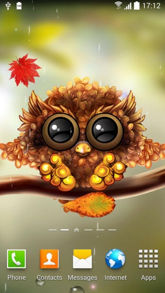 Imagen 0 para Autumn Little Owl Wallpap…