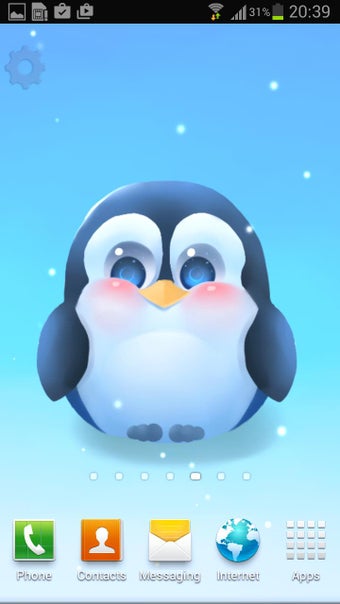 Imagen 1 para Chubby Pengu Live Wallpap…