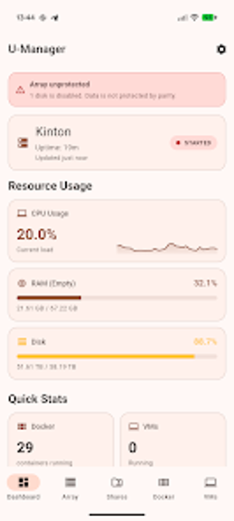 Image 0 for U-Manager - Unraid Manage…