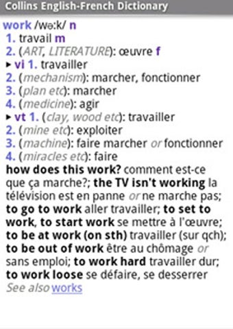 Image 0 for Collins French Dictionary