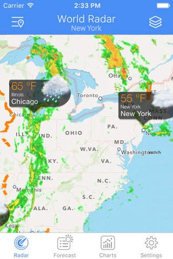 Image 0 for NOAA World Radar - Weathe…