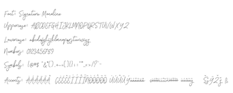 Image 0 for Signatura Monoline Script