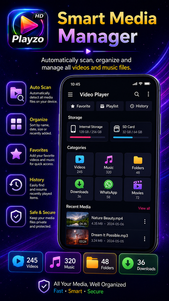 Imagen 4 para PLayzo - HD video Player