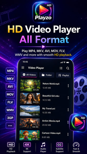 Imagen 0 para PLayzo - HD video Player
