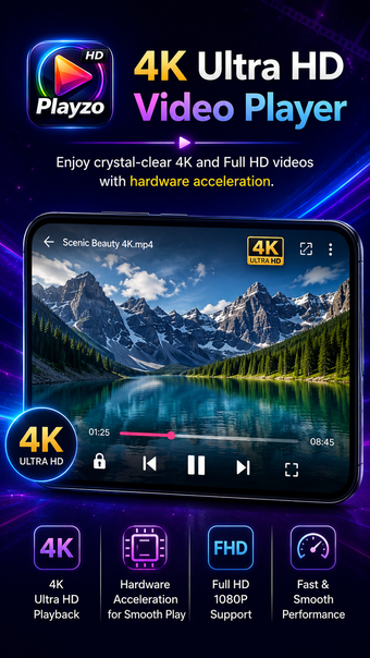 Imagen 1 para PLayzo - HD video Player