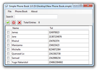 Image 0 for Simple Phone Book