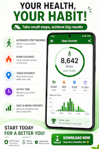 Imagen 0 para StepUp-Step Counter  Calo…