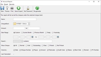 Image 0 for ChequeSystem Cheque Print…