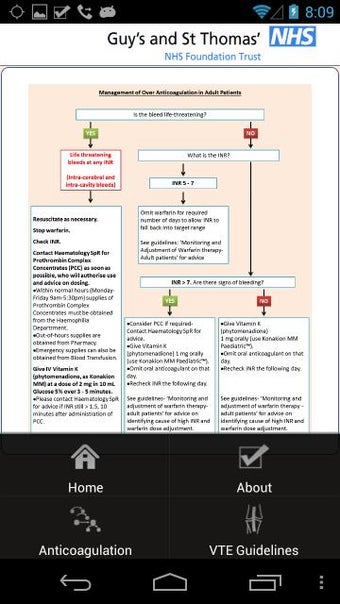 Image 0 for Thrombosis Guidelines