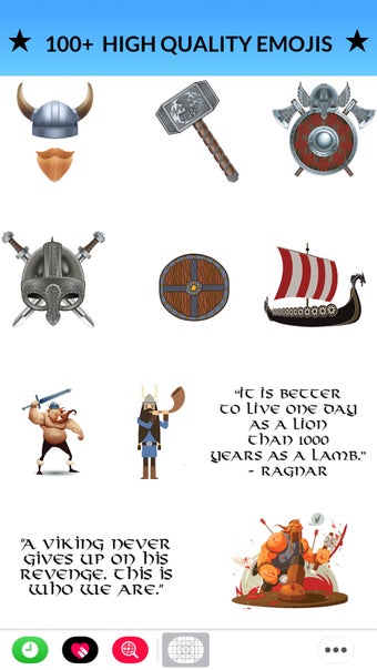 Image 1 for Vikings Emoji Stickers