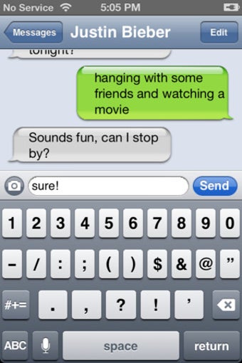 Image 0 for Fake-A-Message Free (MMS …