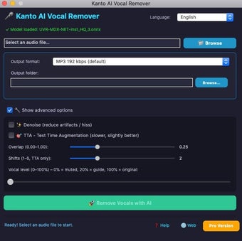 Image 0 for Vocal Remover Mac