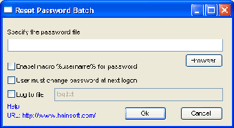 Image 0 for Reset Password Batch