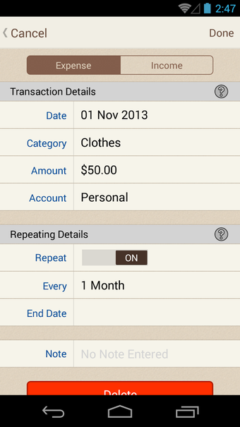 Image 6 for Spending Tracker
